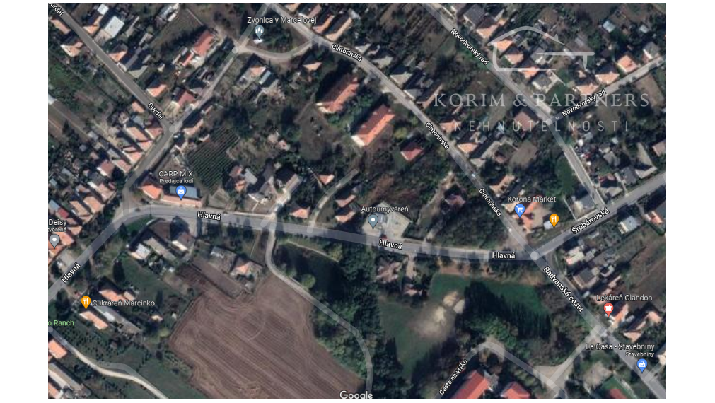 Stavebný pozemok v centre Marcelovej