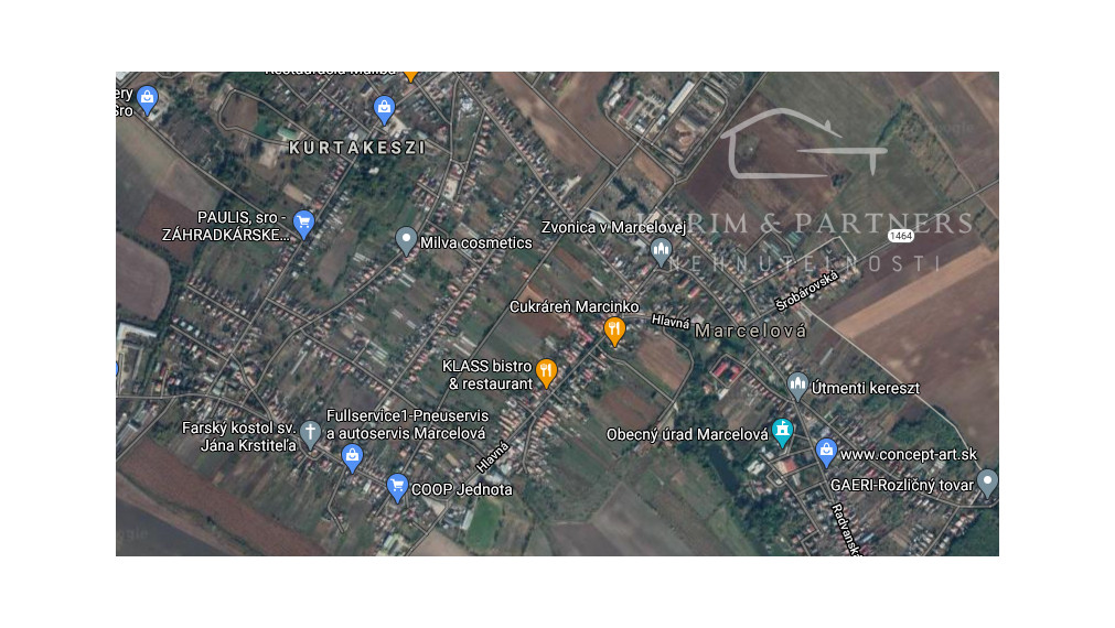 Stavebný pozemok v centre Marcelovej