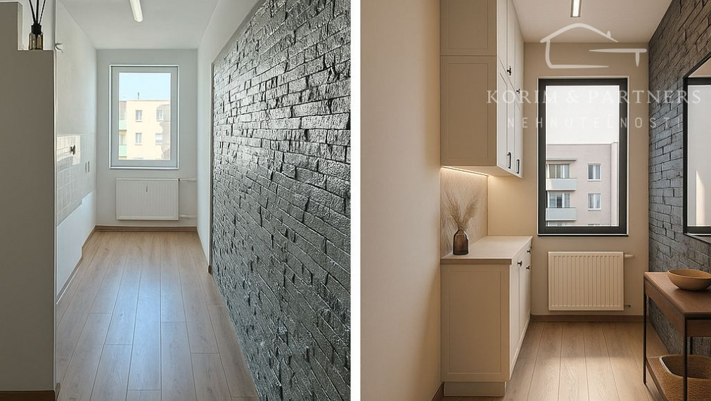 Veľký trojizbový byt s dvomi balkónmi na predaj, Komárno