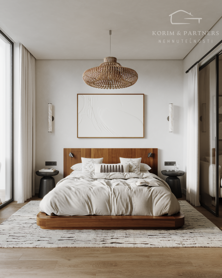 2 izbový apartmán s rozlohou  od 34,74 m² do 37,62 m²