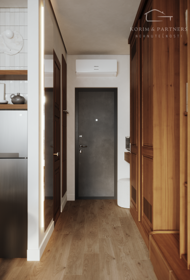 2 izbový apartmán s rozlohou  od 34,74 m² do 37,62 m²