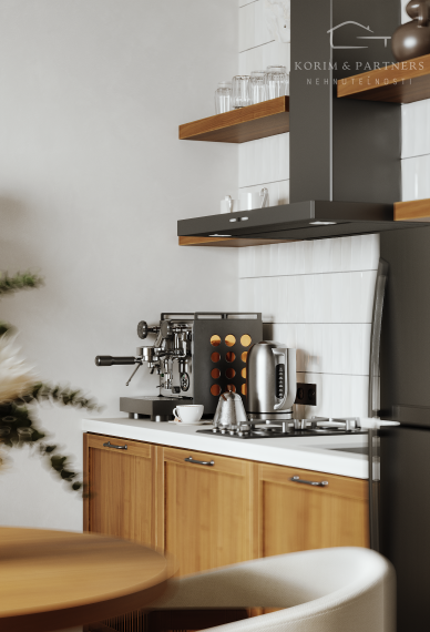 2 izbový apartmán s rozlohou  od 34,74 m² do 37,62 m²