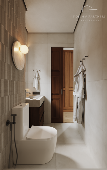 2 izbový apartmán s rozlohou  od 34,74 m² do 37,62 m²