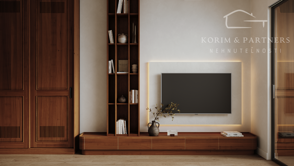 2 izbový apartmán s rozlohou s terasou na streche od 34,9 + 29,7 m² do 36,6  +  29,7m²