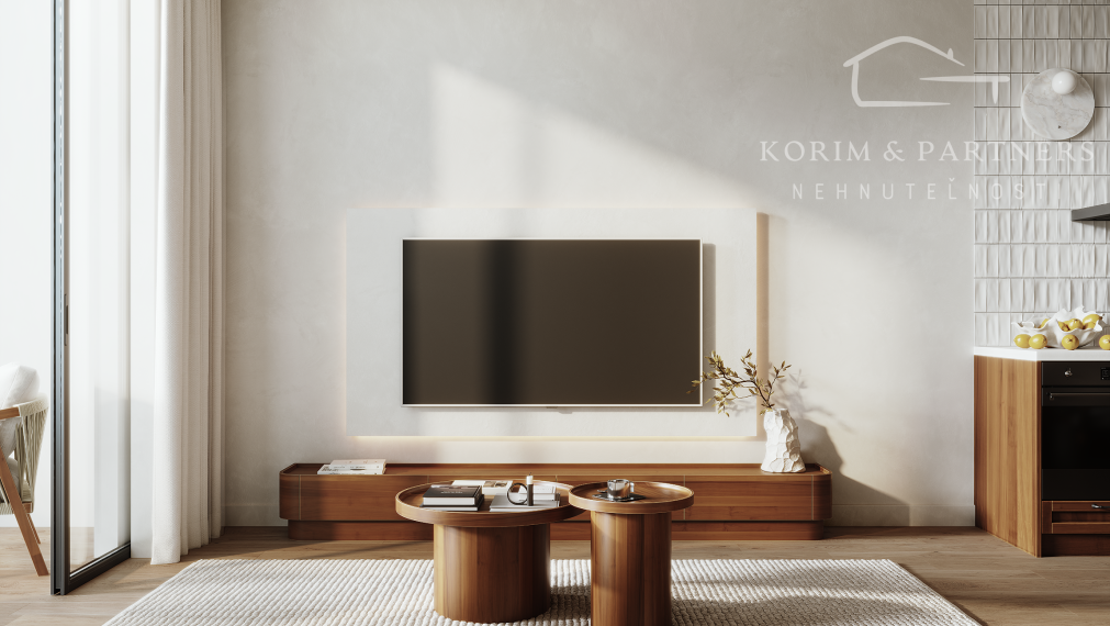 2 izbový apartmán s rozlohou od 54,6 do 55,57 m²