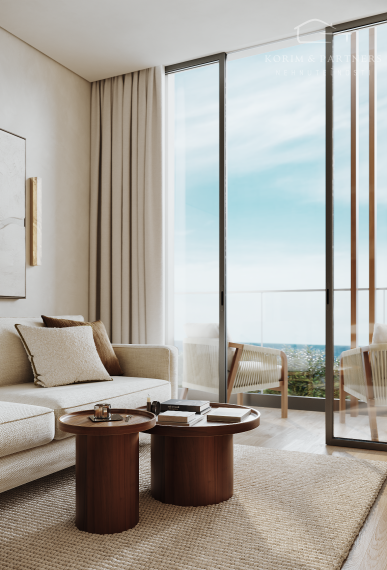 2 izbový apartmán s rozlohou od 54,6 do 55,57 m²