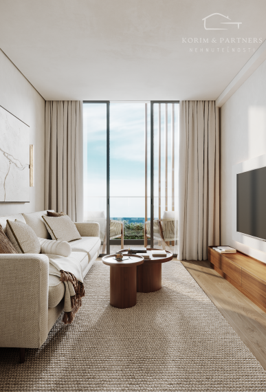 2 izbový apartmán s rozlohou od 54,6 do 55,57 m²