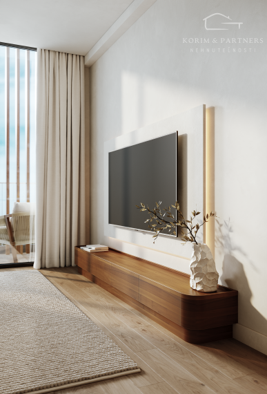 2 izbový apartmán s rozlohou od 54,6 do 55,57 m²