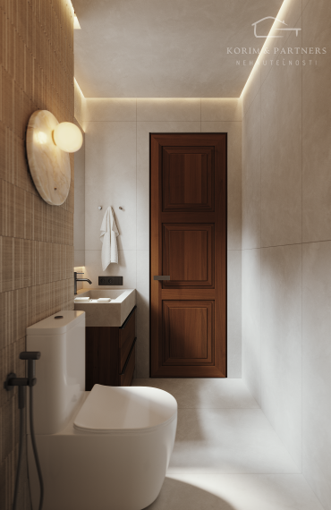 2 izbový apartmán s rozlohou od 54,6 do 55,57 m²