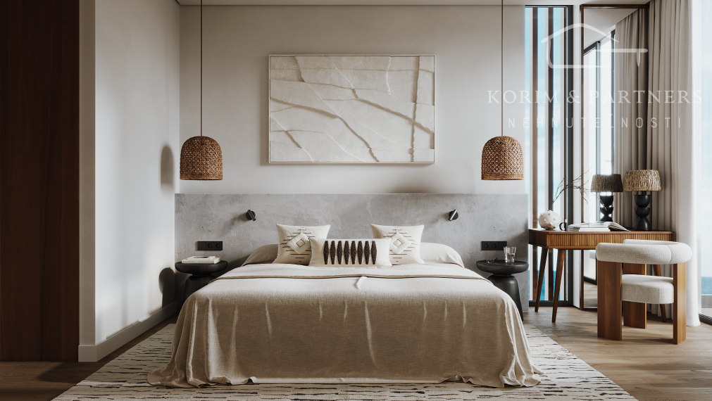 2 izbový apartmán s rozlohou od 54,6 do 55,57 m²