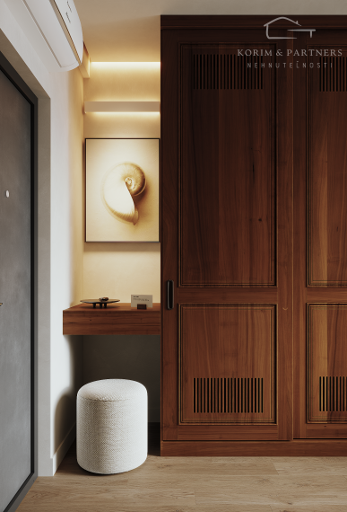 2 izbový apartmán s rozlohou od 54,6 do 55,57 m²