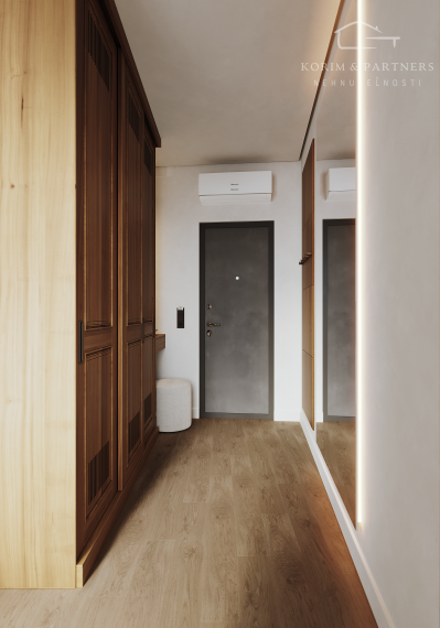 3 izbový apartmán so strešnou terasou s rozlohou 94,81 m² + 72,48 m²