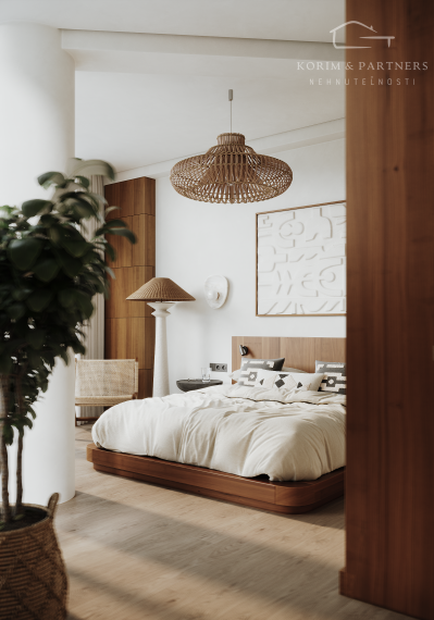 3 izbový apartmán so strešnou terasou s rozlohou 94,81 m² + 72,48 m²