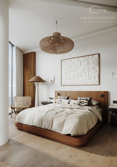 3 izbový apartmán so strešnou terasou s rozlohou 94,81 m² + 72,48 m²