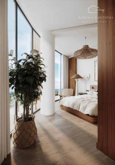 3 izbový apartmán so strešnou terasou s rozlohou 94,81 m² + 72,48 m²