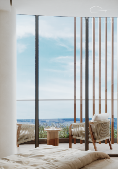 3 izbový apartmán so strešnou terasou s rozlohou 94,81 m² + 72,48 m²