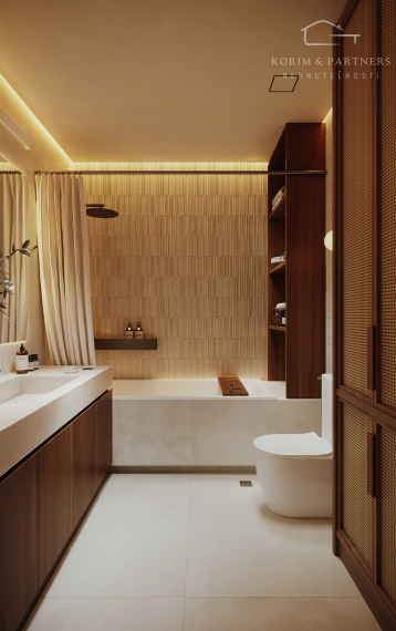 4 izbový  luxusný apartmán s rozlohou 121,9 m² a strešnou terasou 88,78m²