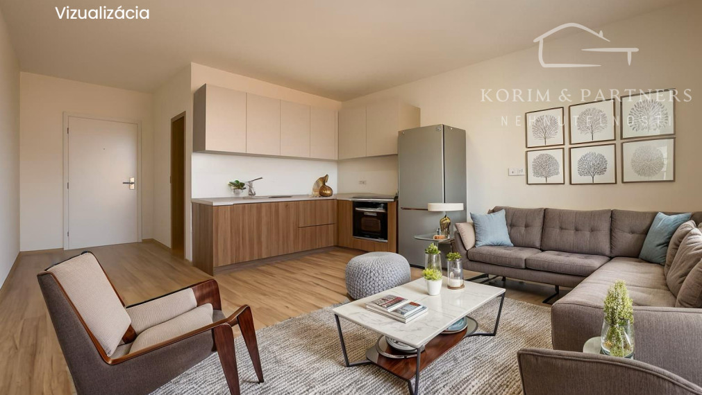 1 izbový apartmán B211 v Danubia Residence v Komárne