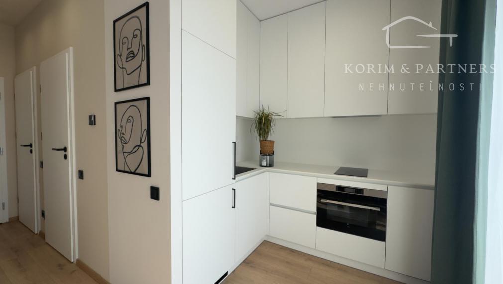 Jednoizbový moderný apartmán s veľkou terasou, Komárno
