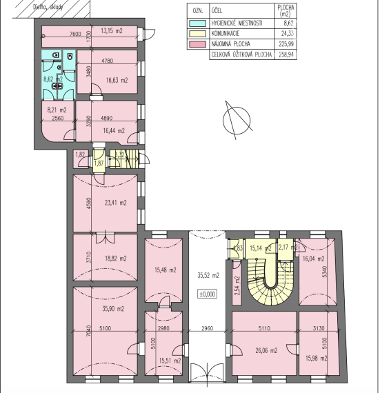 1000 m² histórie v centre Komárna s potenciálom pre 8–10 bytov