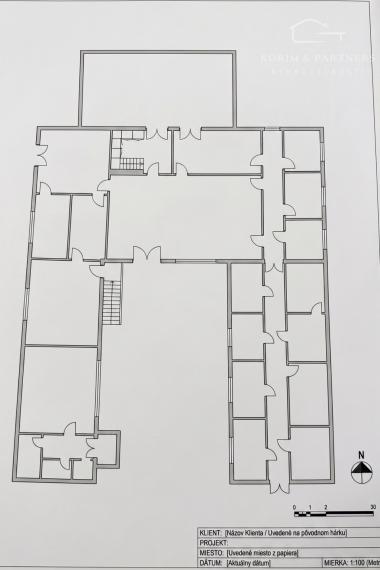 Budova s potenciálom pre podnikanie, 581 m² úžitkovej plochy, CHOTÍN