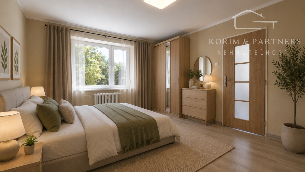 Priestranný 2-izbový byt s výmerou 59 m² po čiastočnej rekonštrukcii | Komárno