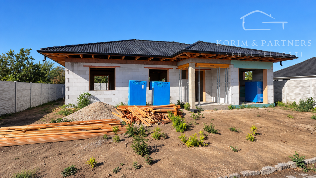 Novostavba 4-izb. bungalovu s garážou, Marcelová