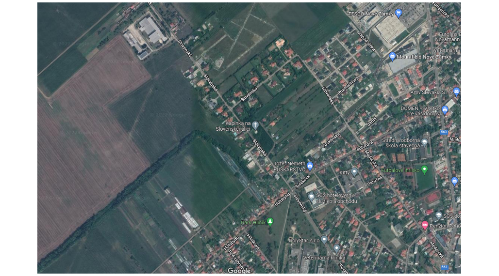 Pozemok na výstavbu rodinných domov, Nové Zámky