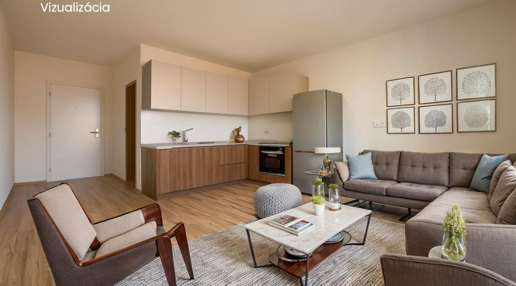 1 izbový apartmán B211 v Danubia Residence v Komárne