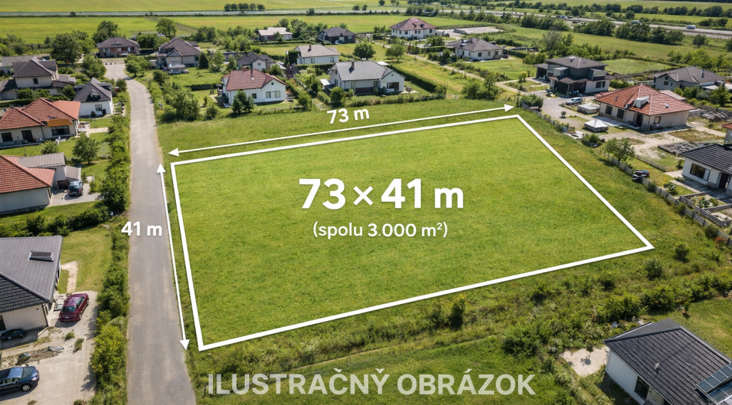 Takmer 3 000 m² stavebného pozemku na výstavbu, Hadovce