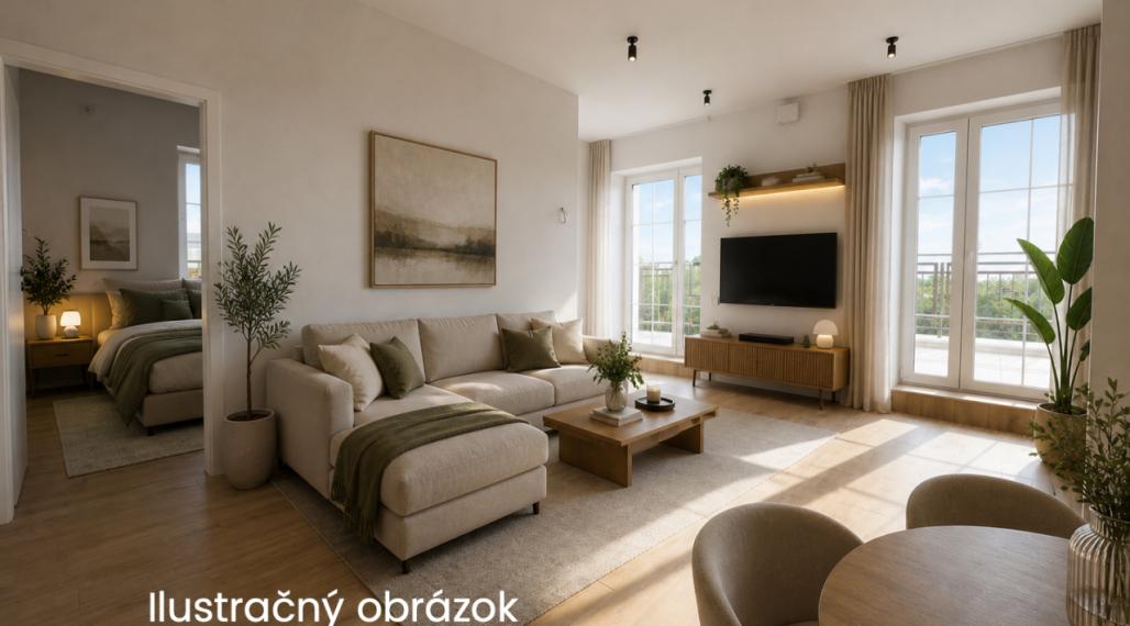 2 izbový byt s 41 m² terasou (B408) v novostavbe Danubia Residence – priestor, ktorý nekončí stenami