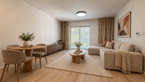 2-izbový byt s lodžiou, 2. poschodie – White Square Komárno - fotografia 1