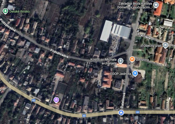 Pozemok na prenájom, Iža