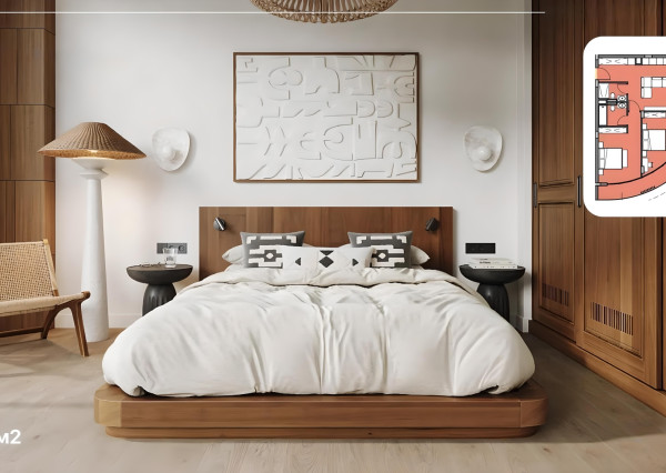 3 izbový apartmán s rozlohou od 81,87 m² do 94,81 m²