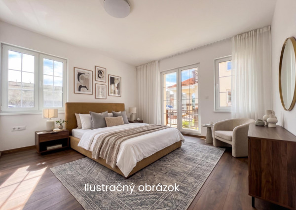 2-izbový byt s terasou v novostavbe Danubia Residence (A107), Komárno – 47,46 m²