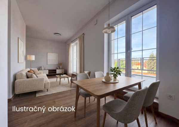 1-izbový byt s veľkou terasou (B406) v novostavbe Danubia Residence