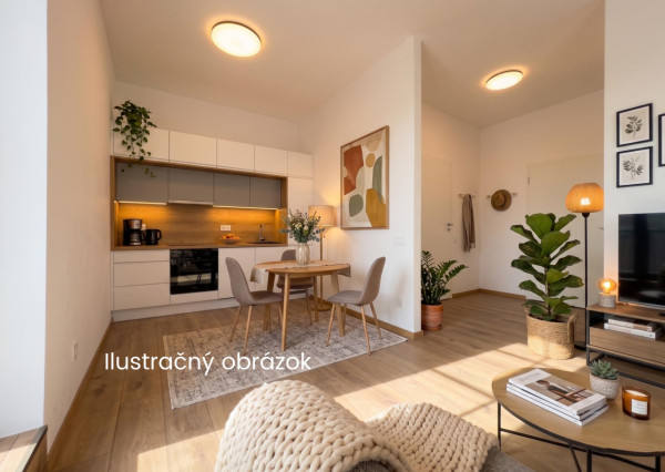 2-izbový byt (A-401), byt obkolesený terasou, Danubia Residence