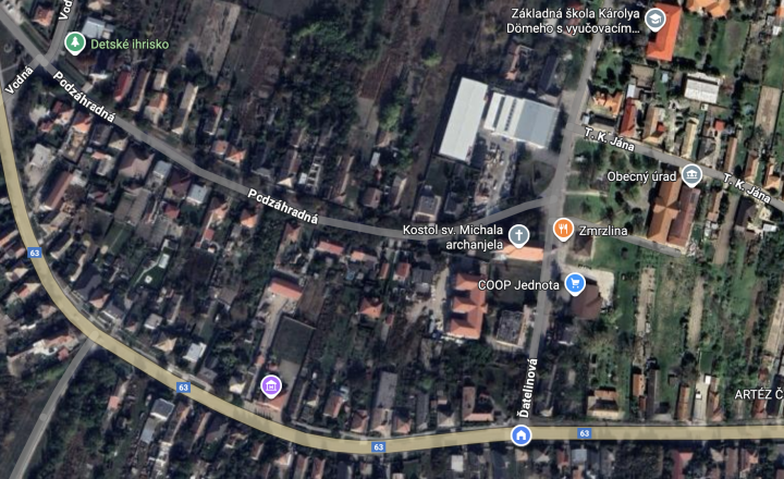 Pozemok na prenájom, Iža