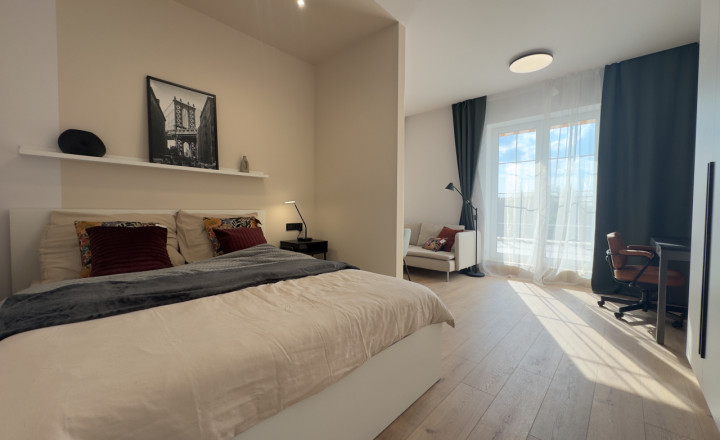 Jednoizbový moderný apartmán s veľkou terasou, Komárno - fotografia 3