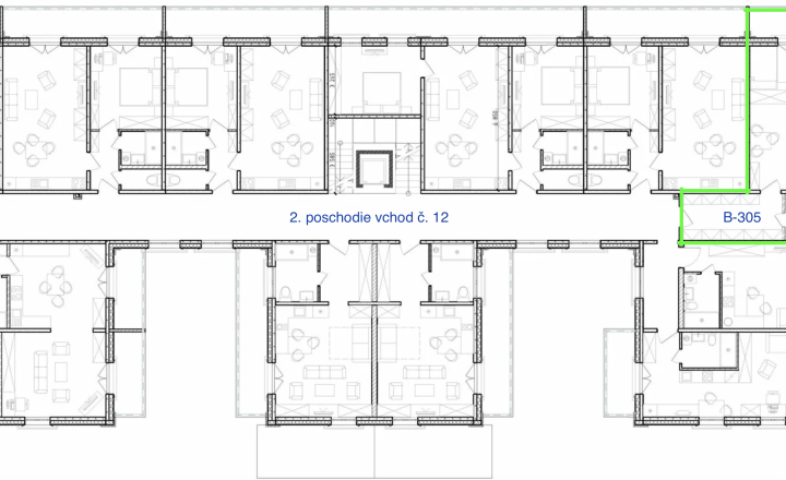 2-izbový byt v Danubia Residence (B-305), ktorý dáva zmysel - fotografia 10