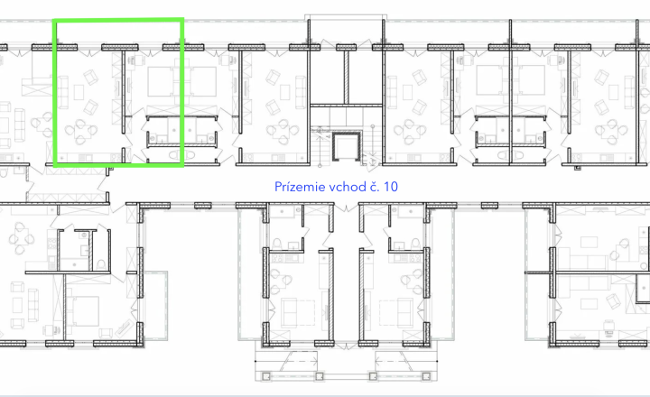 2-izbový (A109) byt s 60 m² predzáhradkou v Danubia Residence - fotografia 16