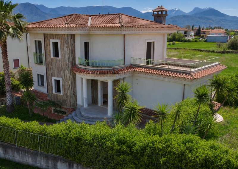 Výnimočná vila v Scalei s panorámou hôr a veľkou terasou